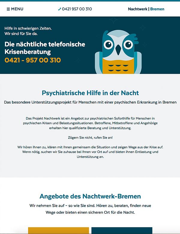 Gesellschaft für ambulante psychiatrische Dienste GmbH / Nachtwerk-Bremen