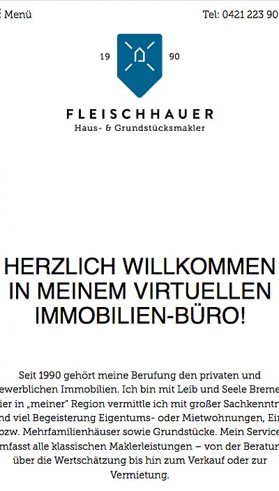Haus- und Grundstücksmakler IVD Lutz Fleischhauer